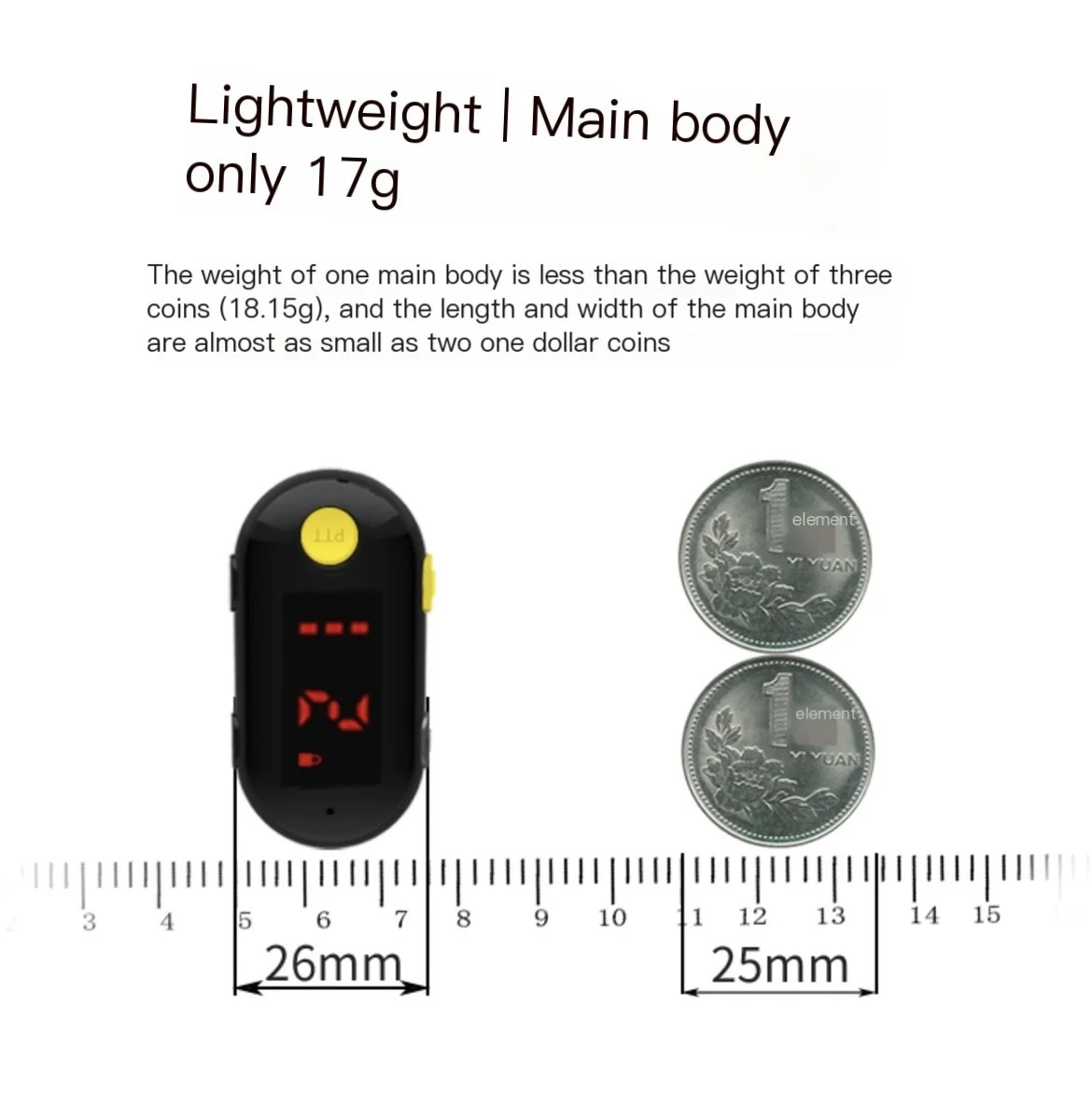 Sinorise SR-610 Mini Wireless Ear-hook Walkie-Talkie Earphone for Bar Hotel Beauty Salon (1pcs) 5