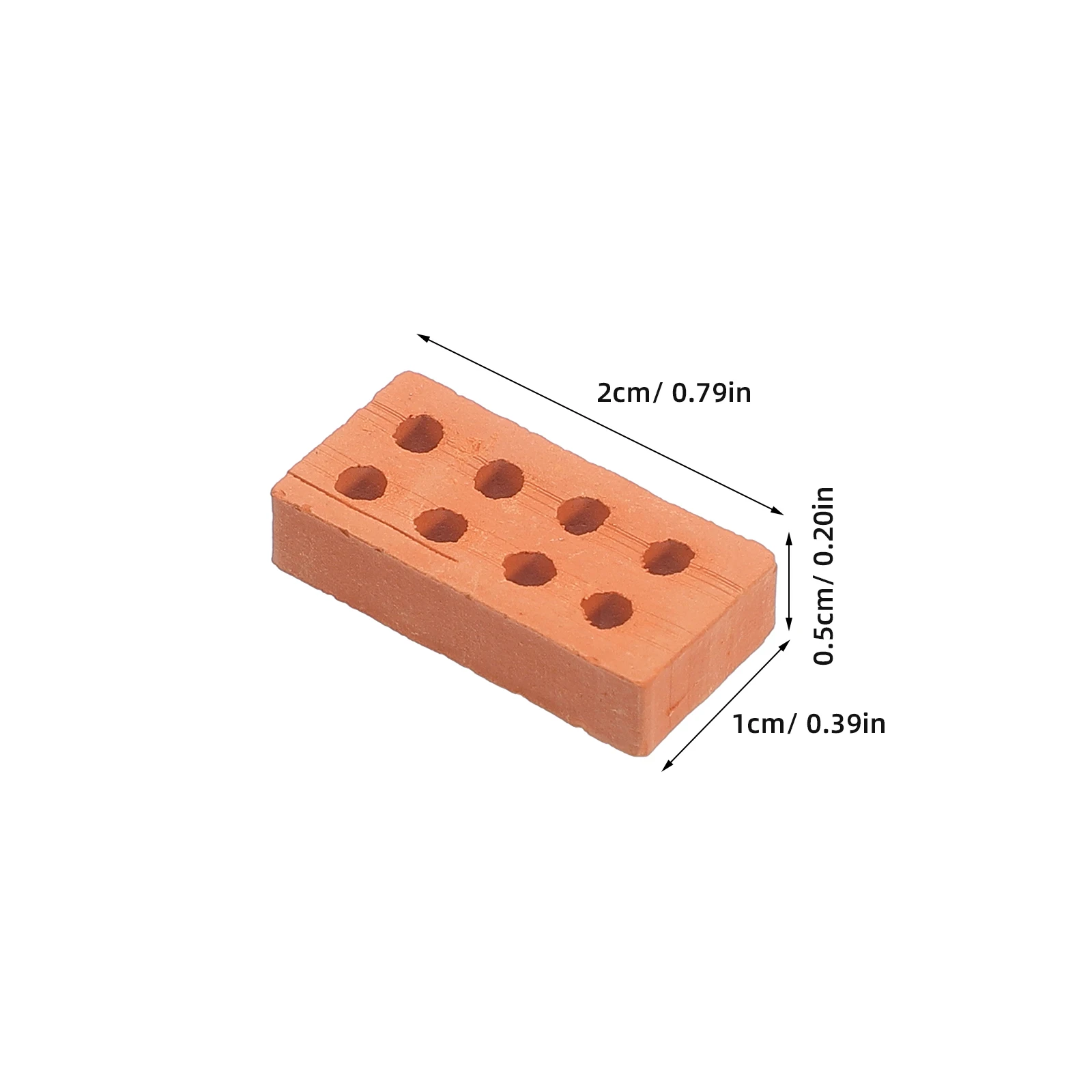 Mini Brick Model DIY Miniature Dollhouse Accessory Simulation Bricks Toys for Kids Boys Play House Game 50Pcs, miniature figurines,miniature house kit