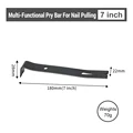 7 inches A