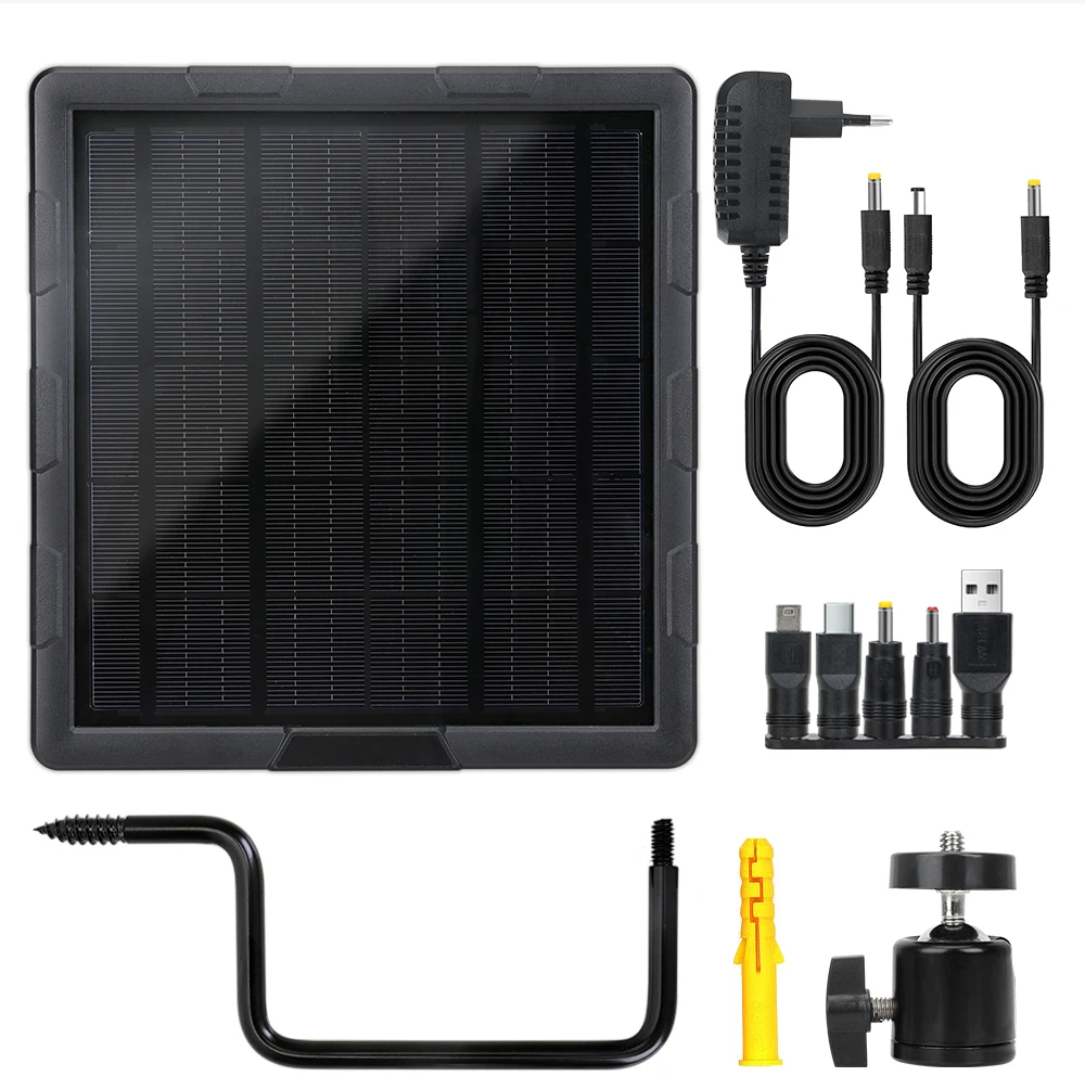 Trail Kit Painel Solar, Built-in 6000mAh, 6V,