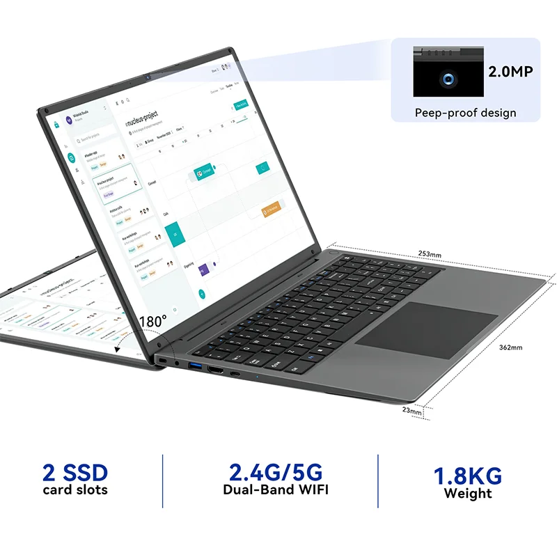 Adreamer ޴ ǻ PC Ʈ, 2560x1600 IPS ÷,  i5-1240P, 16GB DDR4, 1TB SSD, 55Wh,  11