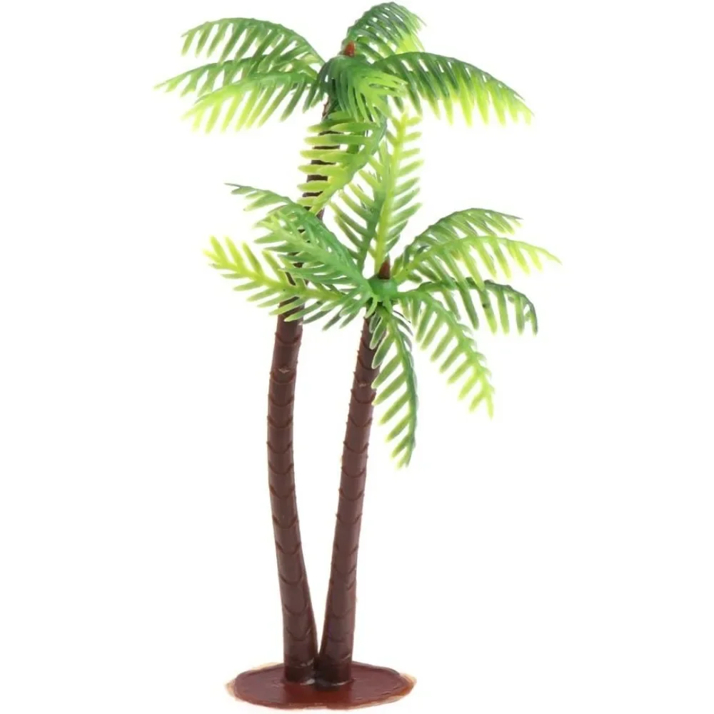 10/20/30/40/50 Stück Baum Dekor Kokosnuss Miniatur Pflanzen Palmen Handwerk Aquarium Aquarium Dekorationen – Detail 2