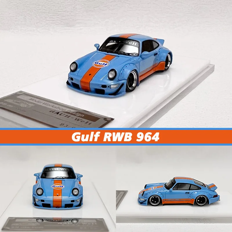 1-64-gulf-custom-limited-911-964-rwb-diorama-car-collection
