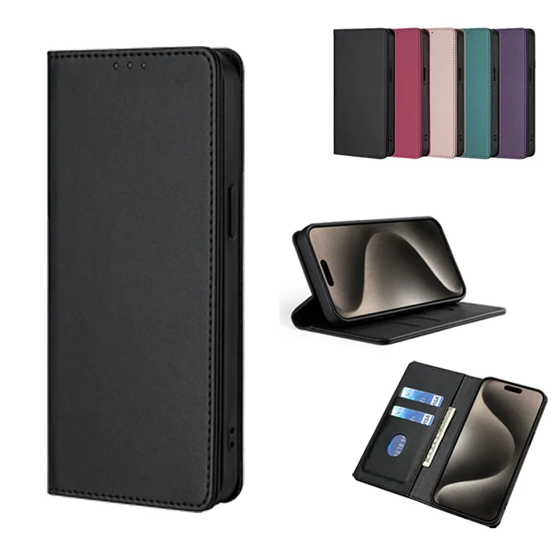 Leather Flip Case - Enhanced Protection and Style