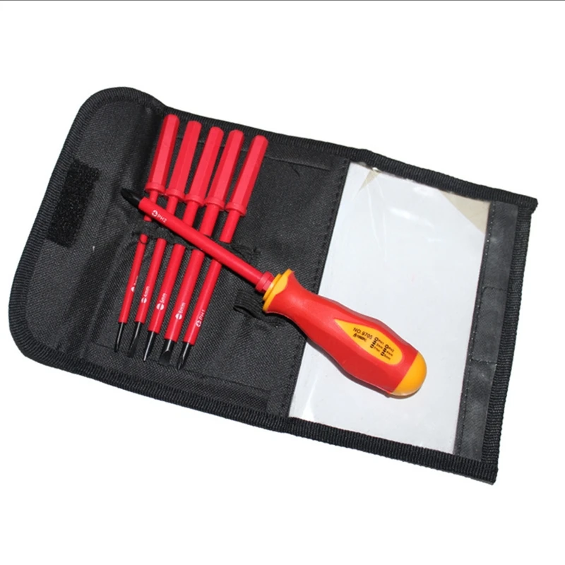 Screwdriver Set W/ Pouch Insulated Multi Screw Driver Kit