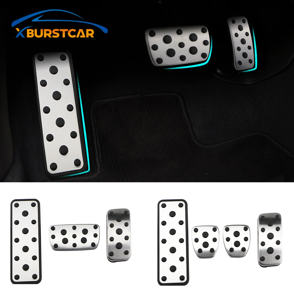 XburstcarStainlessSteelAutoPedalCoverforSubaruXV20122017Forester20062018Impreza