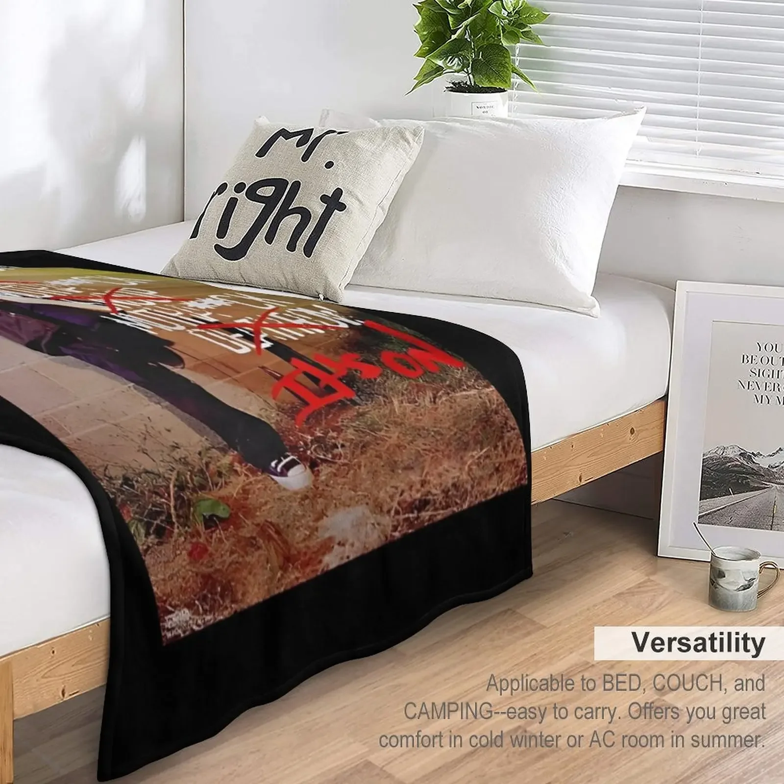 Eazy E retro Throw Blanket Cute Blanket Blanket Luxury Picnic Blanket Decorative Sofa Blankets 5