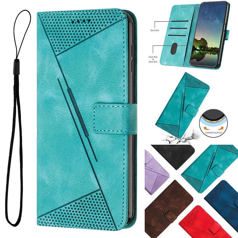 Leather Wallet Phone Case with Card Holder Slot