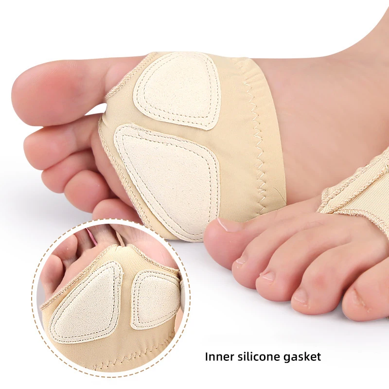 

1Pair Girls Women Belly Ballet Half Shoes Split Soft Sole Paw Dance Feet Protection Toe Pad Well Foot Care Tool Forefoot Cushion