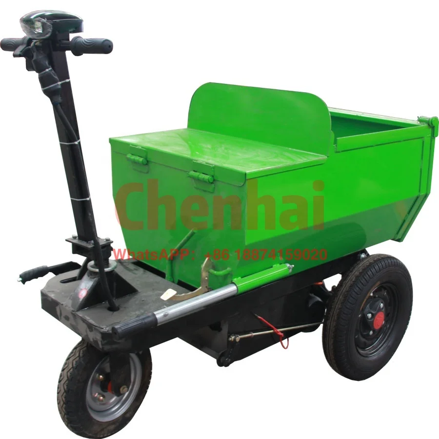 삼륜차 오토바이 전기 엔진 덤퍼 지게차, 전기 모터 포함, 연료 탱커 트럭, 1000W, 500kg