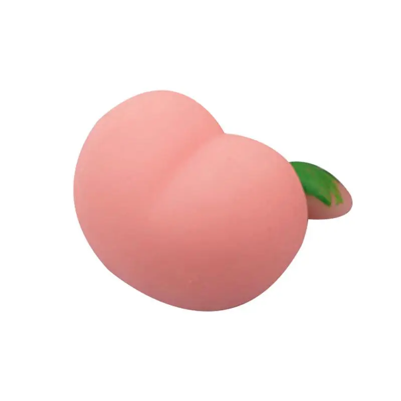 

Squeeze Fidget Toy Relieve Stress Squeezable Peaches Butt Soft Flexible Toy Slow Rising Mochi Fun Toys