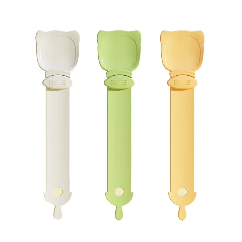 1/3PCS Cat Strip Feeder Spoon Long Handle Lickable Wet Food thumbnail 2
