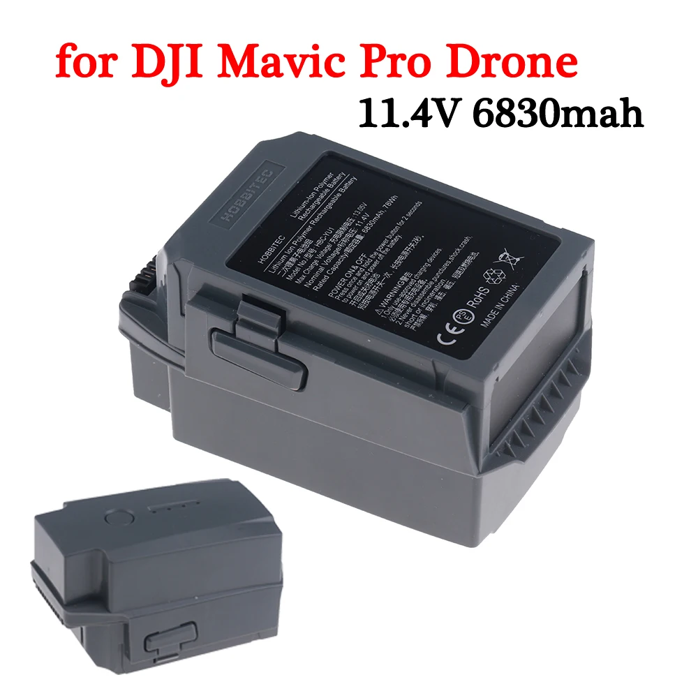 

11.4V 6830mah LiHV Battery for DJI Mavic Pro Drone Intelligent Flight Battery Fly more 10 minutes than original battery