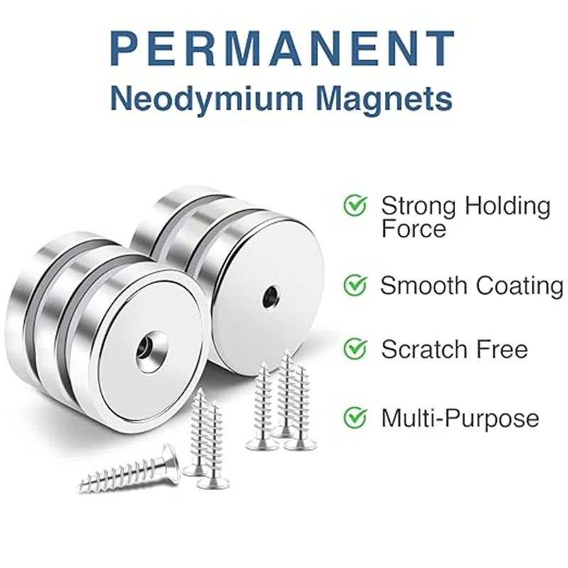 Neodymium Magnets Multi Disc Countersunk Hole