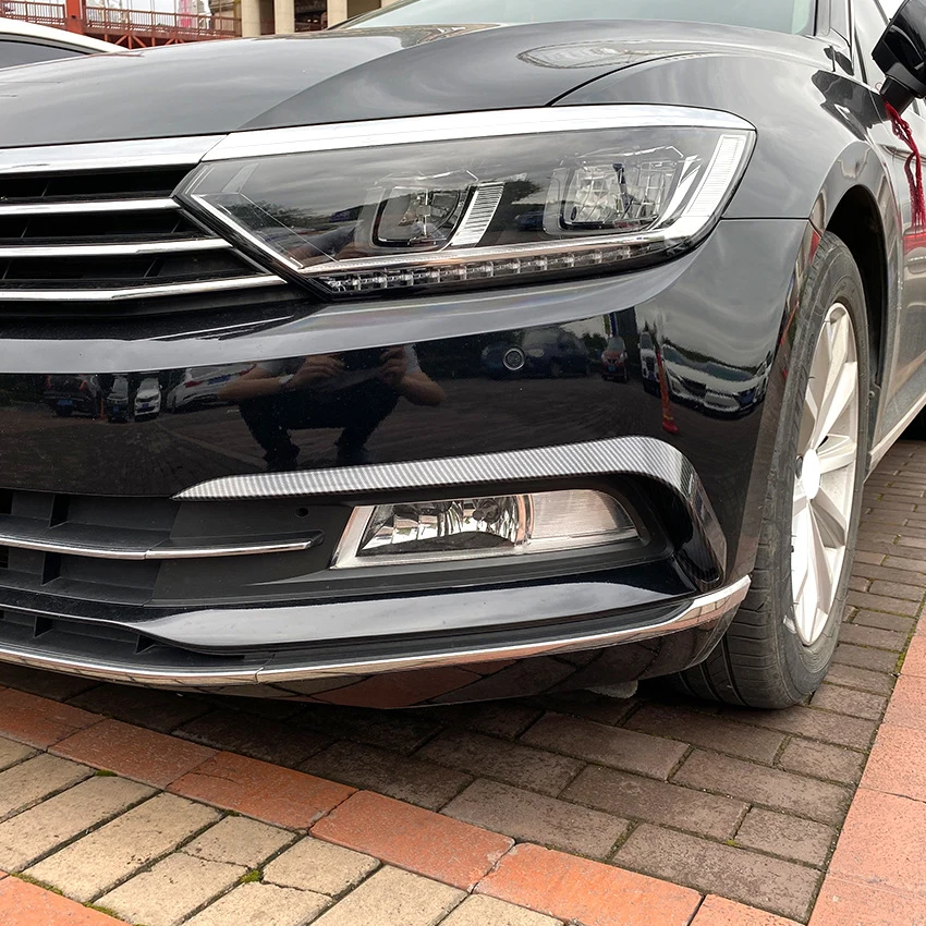 Auto Front Stoßstange Splitter Seite Spoiler Air Vent Wind Messer Körper Kits Für Volkswagen Passat B8 2017-2019 Auto Styling – Detail 13