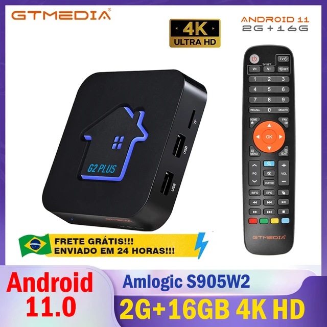 Dispositivo de TV inteligente marca GTMEDIA G2 Plus, decodificador