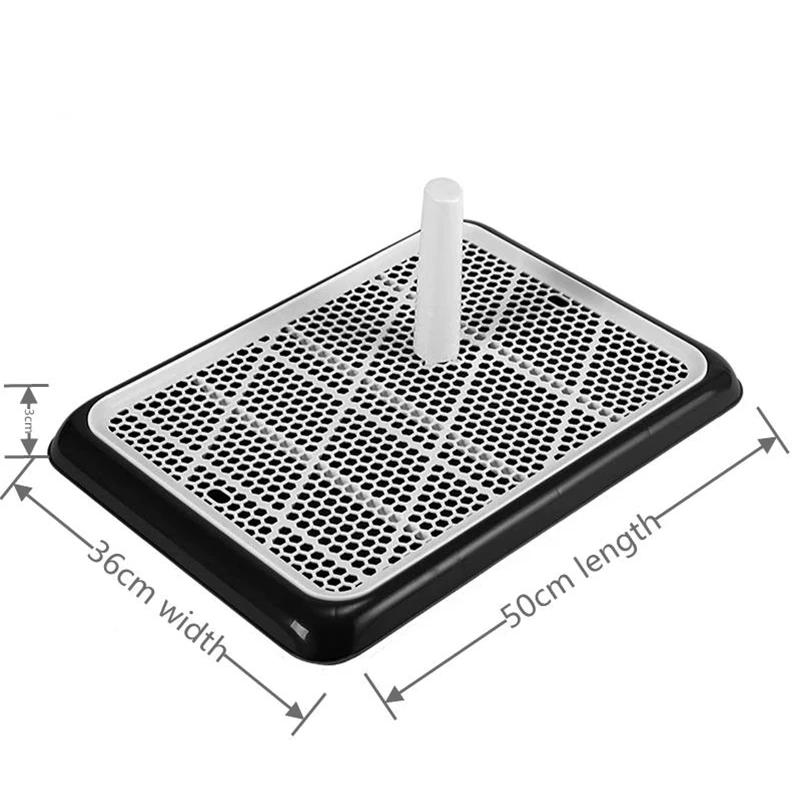 Dog Toilet Indoor Lattice Toilet for Dogs and Cats Potty Tray Pet Training Toilet 50x35x3cm