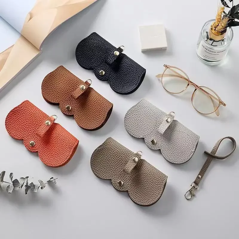 Sunglasses Bag Portable Eyewear Case Protective Cover Cute Eyewear Clip Women's Minimalist