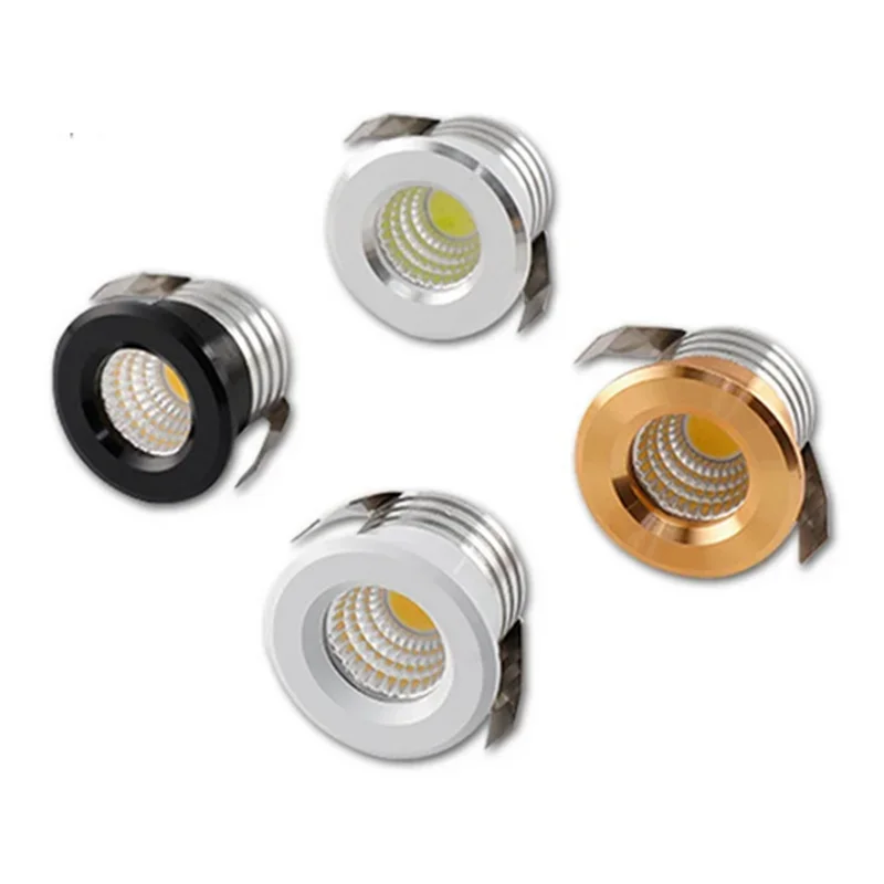 조광 가능한 내장형 LED 캐니스터 라이트, 소형 스포트 라이트, COB 3W, 110V, 220V 드라이버, 홈 쇼케이스 캐비닛 호텔