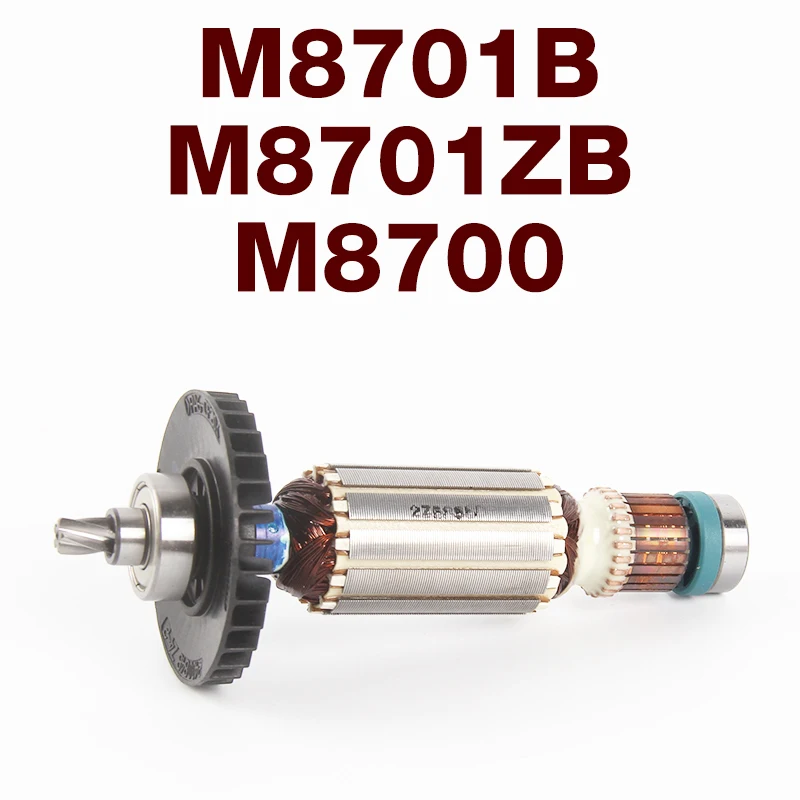 Armature Stator Accessories Replacement for Makita M8701B M8701ZB M8700 Impact Drill Power Tools Armature Rotor Anchor Coil