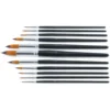 11pcs Round Paint Brush Basic Set for Watercolor, Acrylic, Gouache, Ink, and Tempera Painting 6