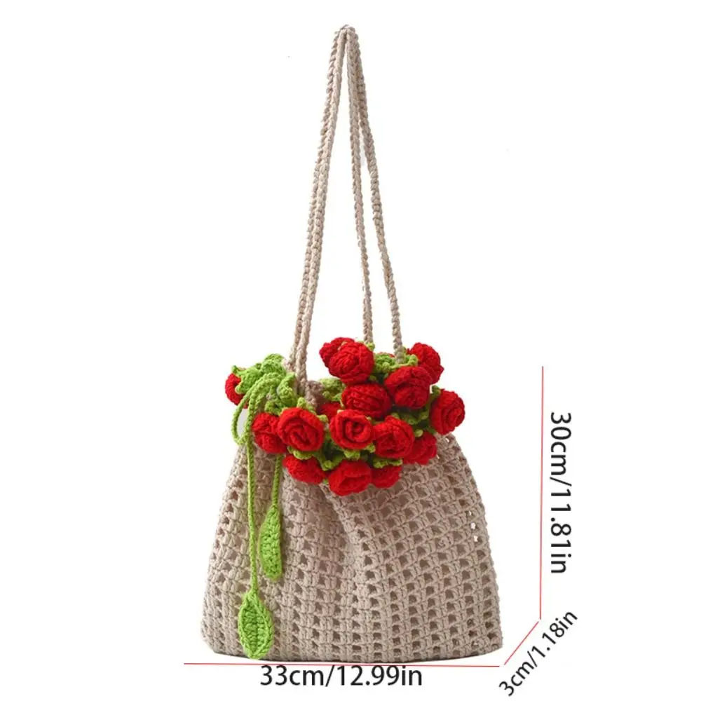 Rose Bouquet Weave Bag - image 1