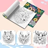 Animal Adventures Coloring Book Cute Line Art and Wildlife Illustrations Relaxing Adult Picture Book for Creative Coloring 2
