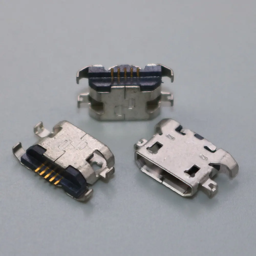 

1-50PCS 5pin Micro USB Jack Tail Socket Charging Port Connector for Lenovo S650 S820 S658T A830 A850 P780 S720i A820t A800