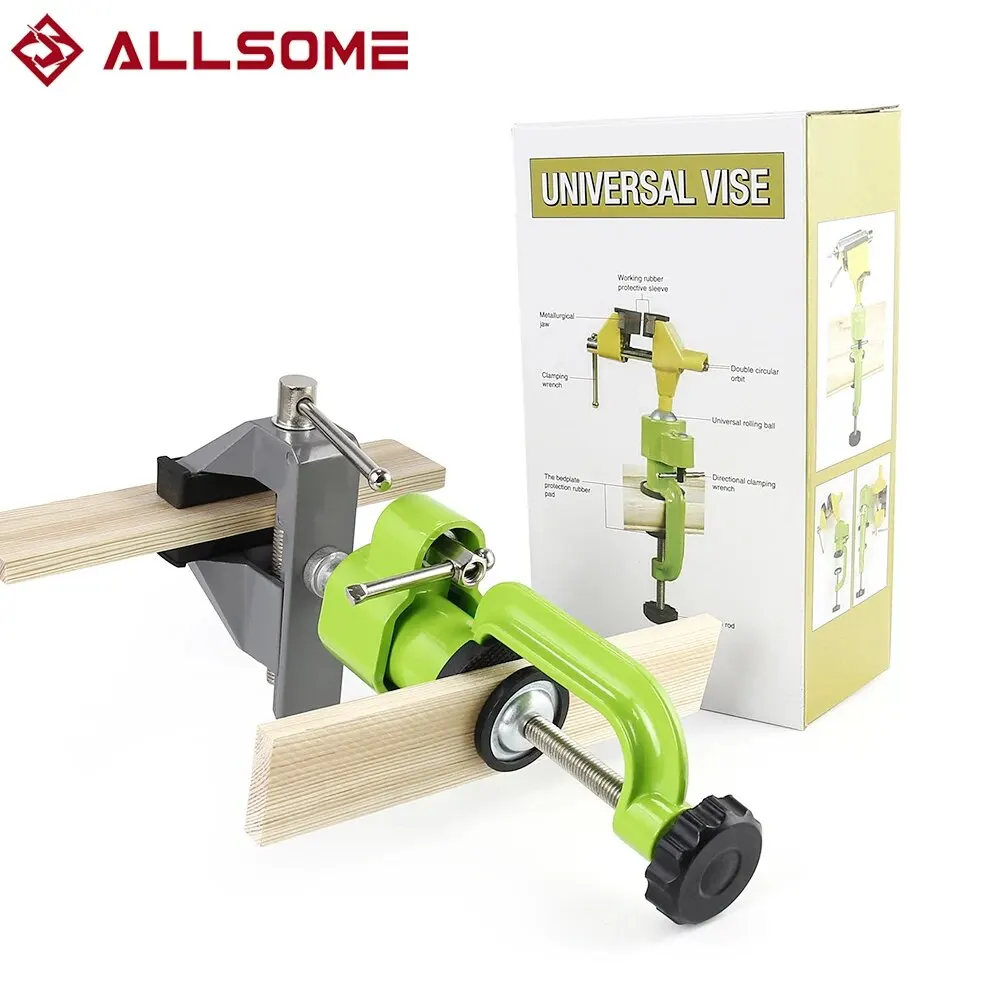 Allsome 3" Universal Table Vise Tilts Rotate 360° Universal Work BG-6267A