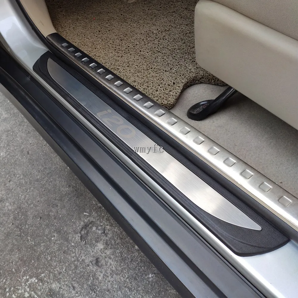 Sticker Accessories For Hyundai Elite I20 Door Sill Trim Car Protector