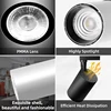 LED Track Light AC180-265V 30W Ceiling Lighting for Living Room Modern Wall Lamp Home Lighting  COB Spotlight in Clothing Store 3