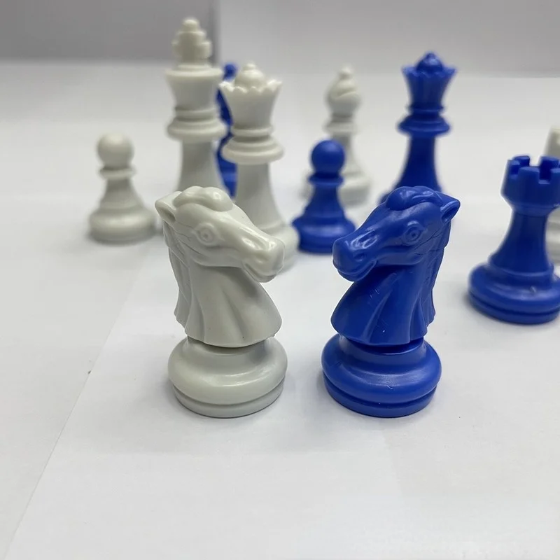 A Set of Plastic PS Material Chess Pieces King 49mm High about 85 Grams Without Chess Board board game,table games,chess pieces