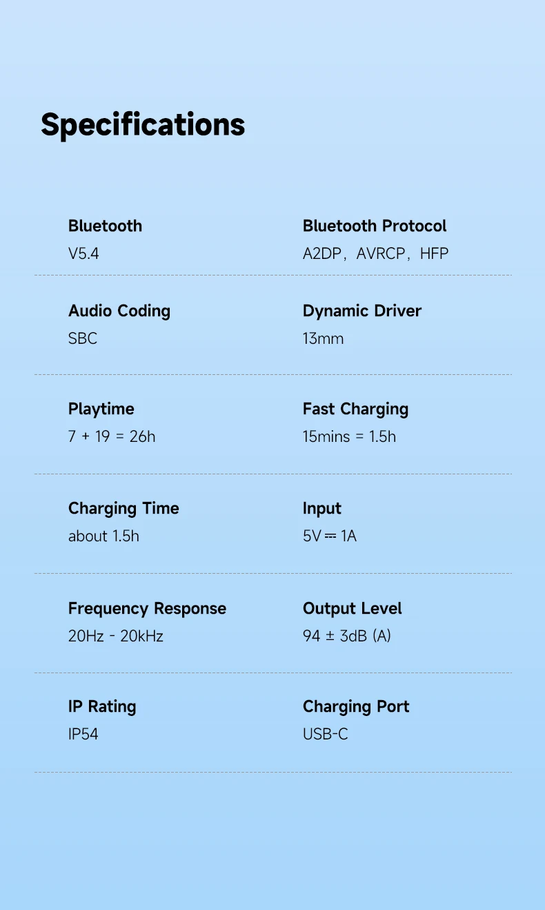 EDIFIER X1 Lite True Wireless Ohrhörer 13mm Dynamischer Bass Bluetooth 5.4 26 Std. Spielzeit 60ms Niedrige Latenz IP54 KI-Klare Anrufe – Detail 11