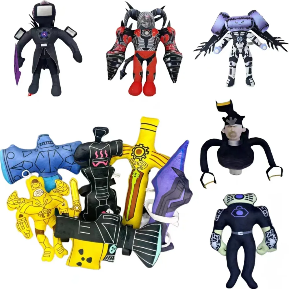 Speakerman-Cámara de Tv de Titans para hombre y mujer, muñeco de peluche, altavoz de Titans, cámara de inodoro Skibidi, juguete de felpa suave
