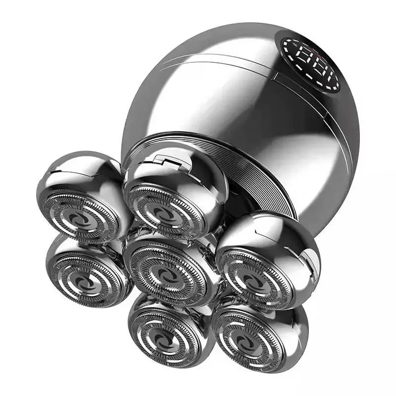 Mens 7 Blade Razor Replacement Shaving Heads Floating Washable Electric 7D Shavers Trimmers Kit Cutter Blades