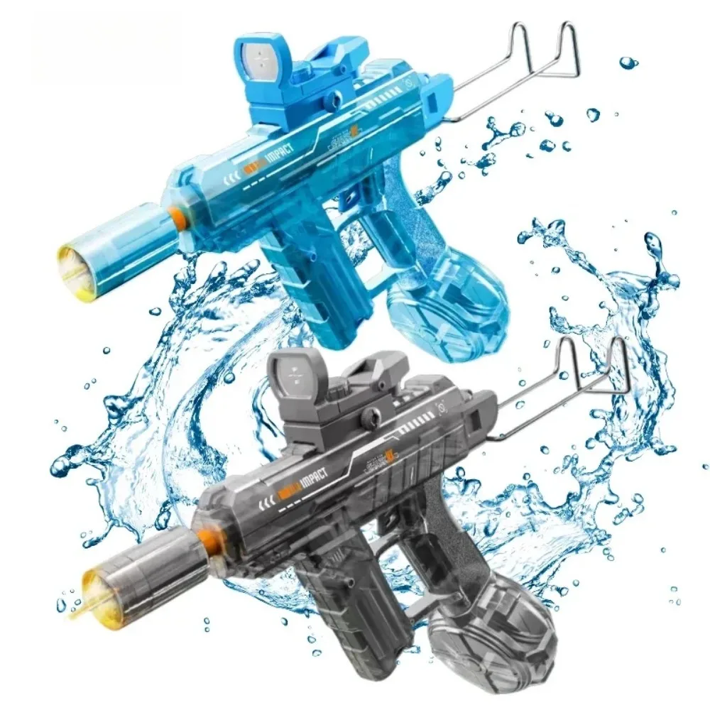 Automatische uzi waterpistool met verlichte led geluiddemper_voghion.com
