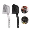 Men Styling Tool Barber Fade Combs Ergonomic Gradienter Design Hair Cutting Comb Plastic Barber Supplies Curved Comb for Salon 2