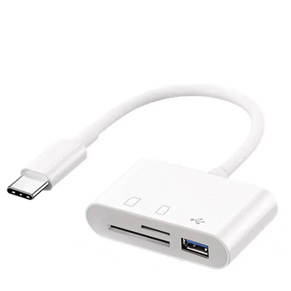 Universal 3-in-1 Type-C Memory Card Reader and Recorder