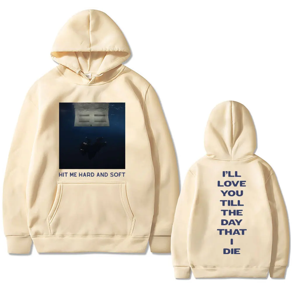 Hit Me Hard and Soft 2024 Tour Hoodie Male Casual Streetwear Men's Oversized Sweatshirt Men Women Fashion Hip Hop Trend Hoodies