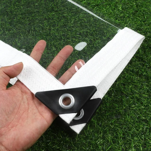 Telone Impermeabile Trasparente In PVC - Copertura Antipioggia Per Esterni Con Occhielli - Foto 5
