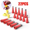 22Pcs Stainless Steel Caulking Finisher Caulk Nozzle Applicator Glue Silicone Caulking Tools Sealant Kitchen Bathroom Sink Joint 1