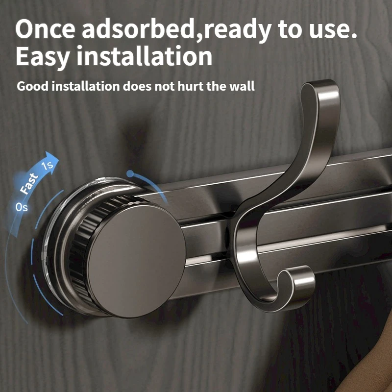Powerful No-Drill Suction Cup Hook