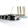 Metal Trailer LESU 1/14 Plate 887.6*190*78MM for DIY Tamiyaya Remote Control Tractor RC Truck Model Wheel Axles Hub Toy TH02005 3