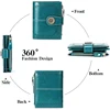Genuine Leather Fashion RFID Wallet Women Clutch Credit Card Holder  Ladies Zipper Clutch Bag short Wallet  Casual Coin Purse 5