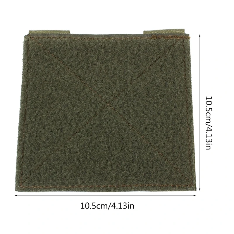 2×Hook and Loop Tactical Patches Board Molles Attachment, Patches Display Board Molles Panel für Badge Insignias Patches – Detail 6
