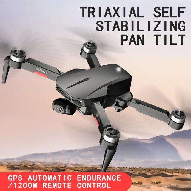 Professional GPS 5G WiFi 2000mAh Brushless Three-axis Drone Camera Support Low Power Automatic Return 2