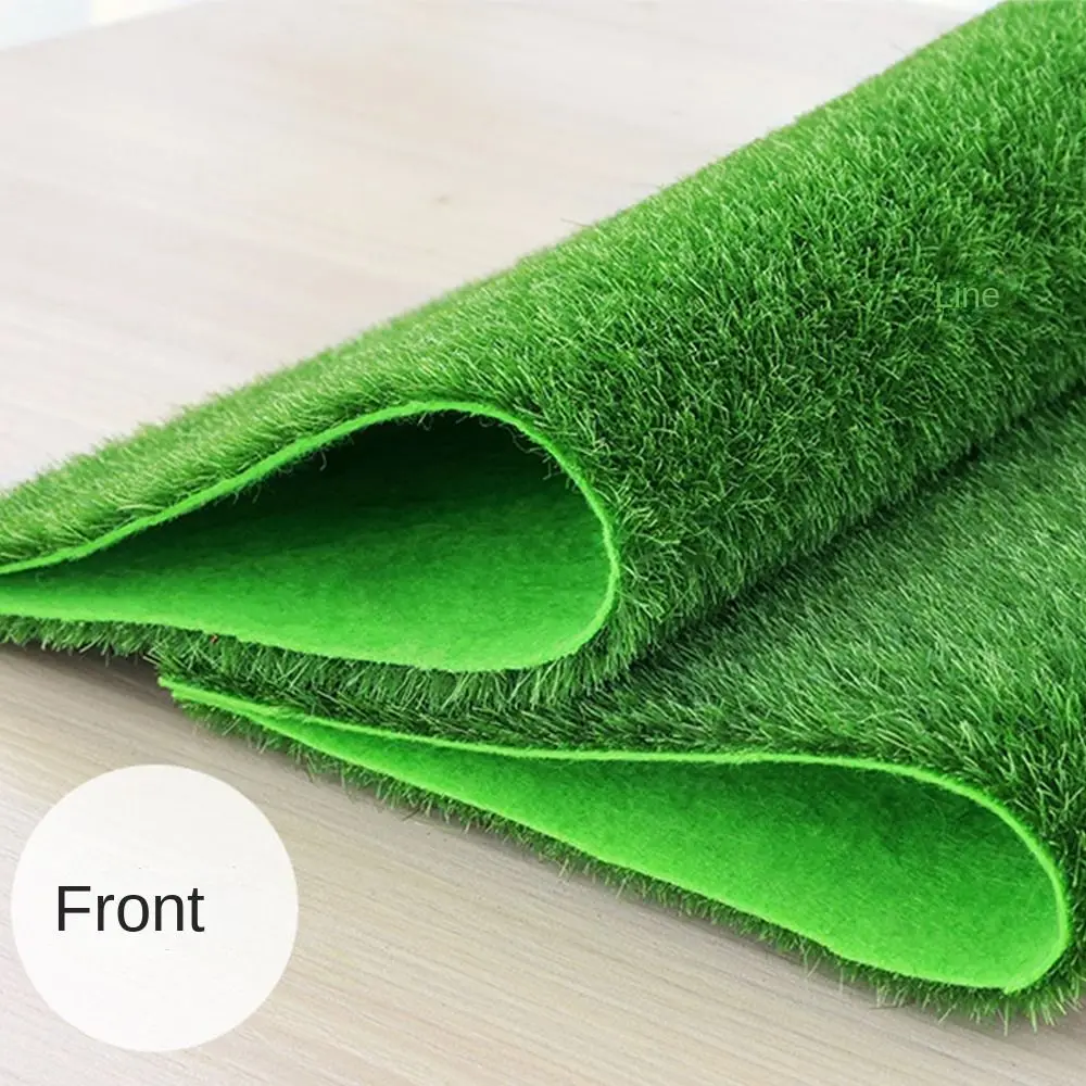 Durable DIY Green Grass Mat Artificial Lawns Carpets Fake Sod Simulation Moss Lawn DIY Micro Landscape Home Floor Decor