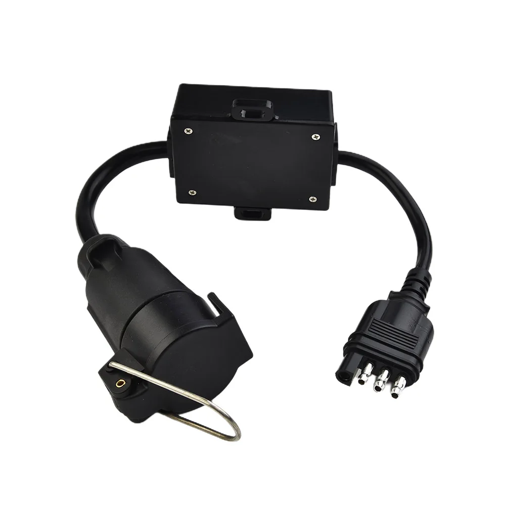 

Brand New Light Converter Trailer Connectors 4-pin To 7-pin Tail Light Replacement Separate Brake Light Accessories