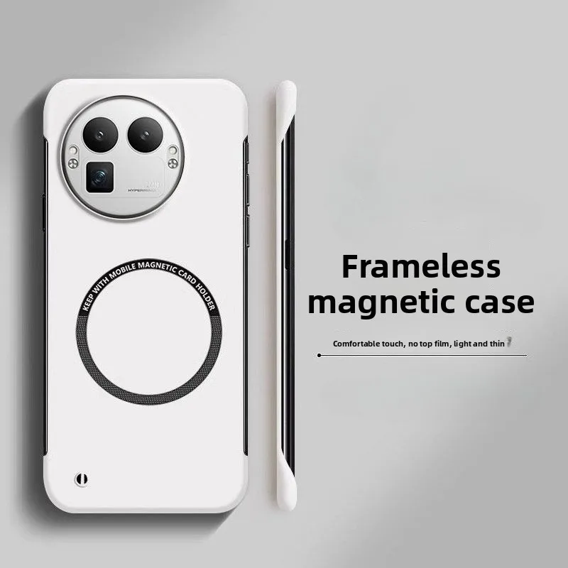 Stylish Magnetic Ultra-Thin Frameless Skin-Friendly Shockproof Bumper Case