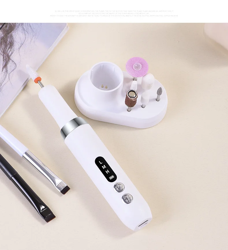 Electric Nail Drill Professional Nail File For Dead Skin Removal_voghion.com